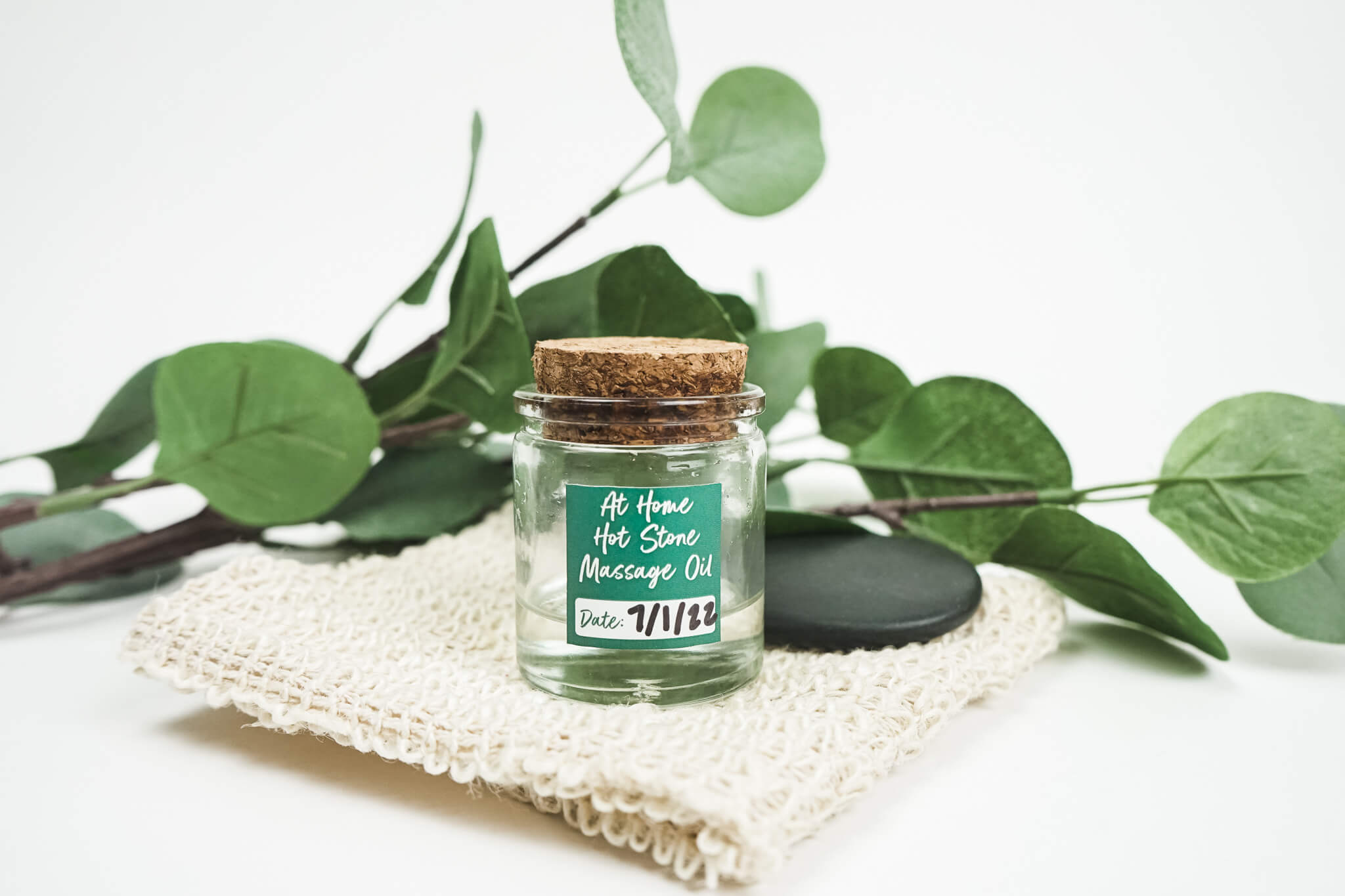 At Home Hot Stone Massage Oil