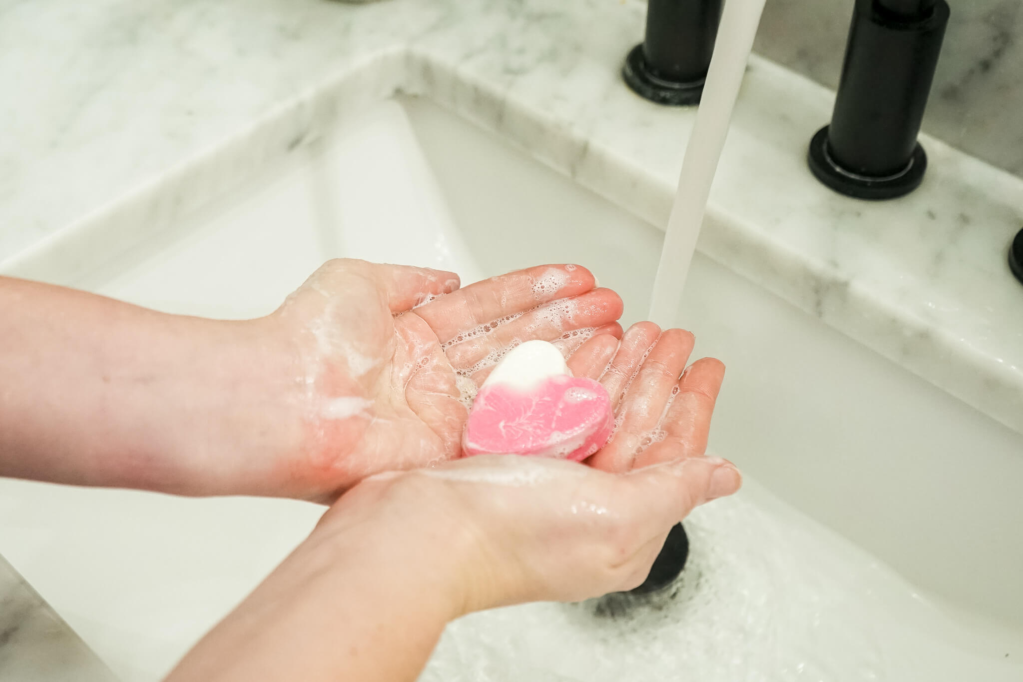 Swirled Heart Soap