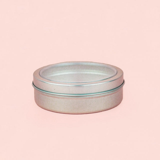 Tin Container With Window