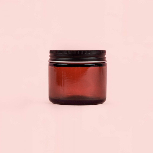 Amber Glass Jar 2oz