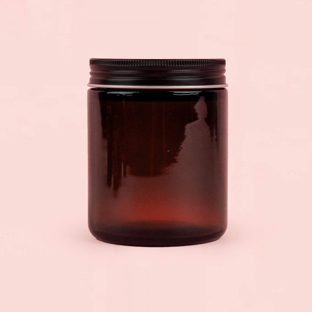 Amber Glass Jar 8oz