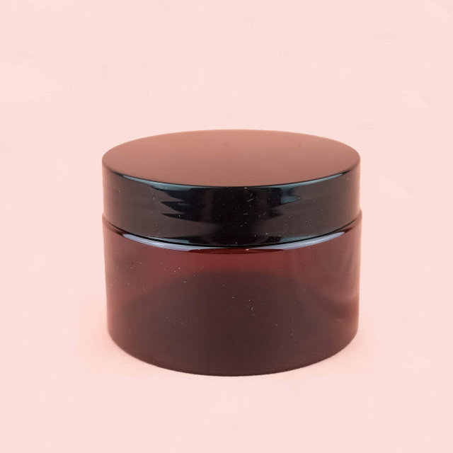 Amber Plastic Jar 4oz