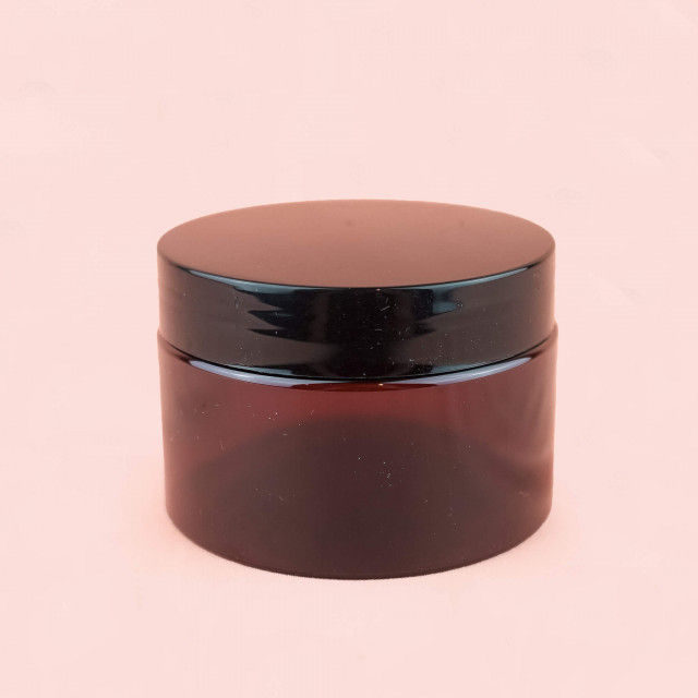 Amber Plastic Jar 4oz