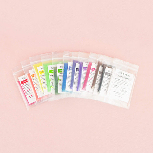Mica Powder Sample Pack Set of 12