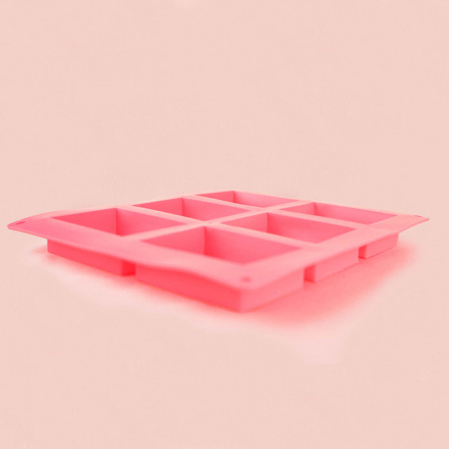 Six-Cavity Rectangle Soap Mold