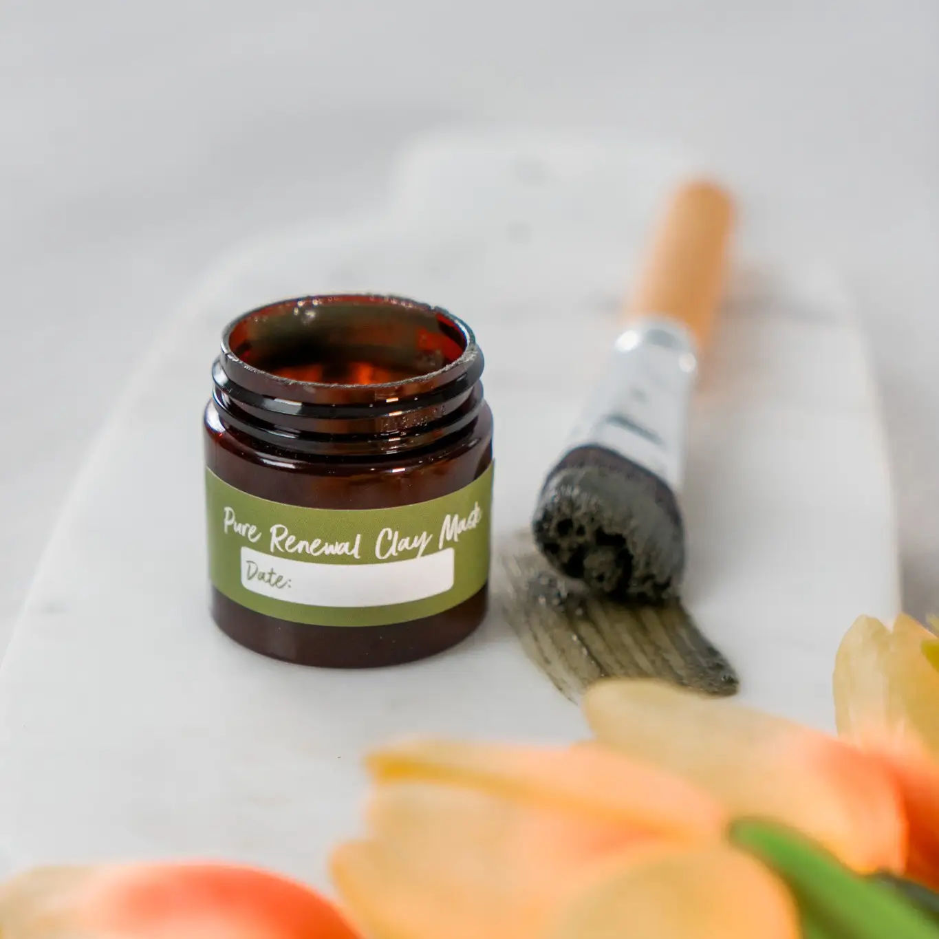 Pure Renewal Clay Mask, the March Recipe Box theme