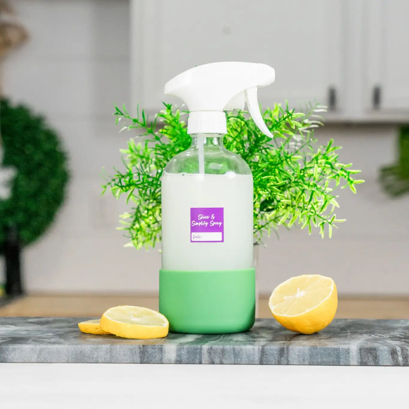 Shine and Simplify Spray, the April Recipe Box theme