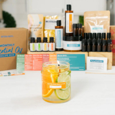 Spiced Citrus floating candle