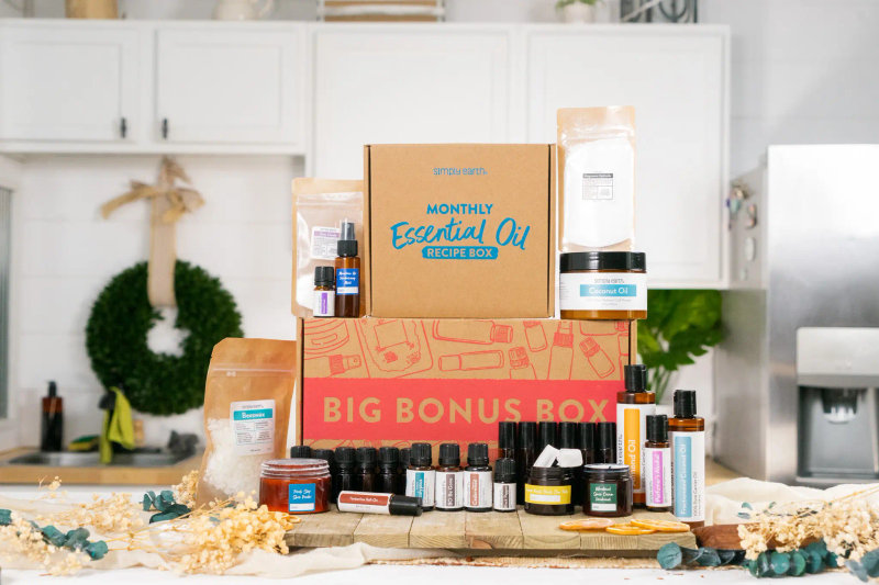 Big Bonus Box — carrier oils, beeswax, bottles and jars