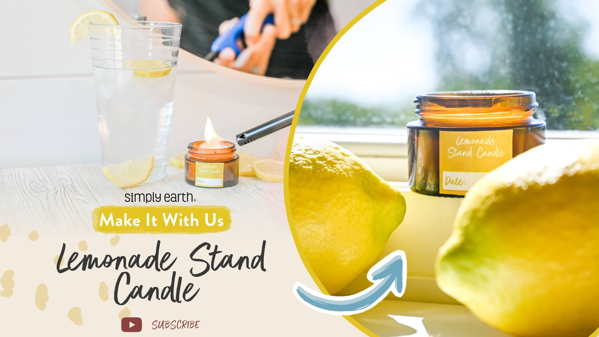 Lemonade Stand Candle