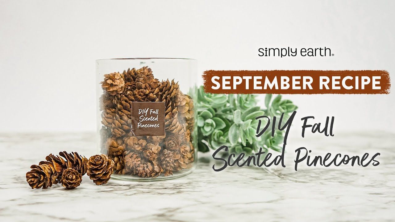Recipe 4: DIY Scented Pine Cones
