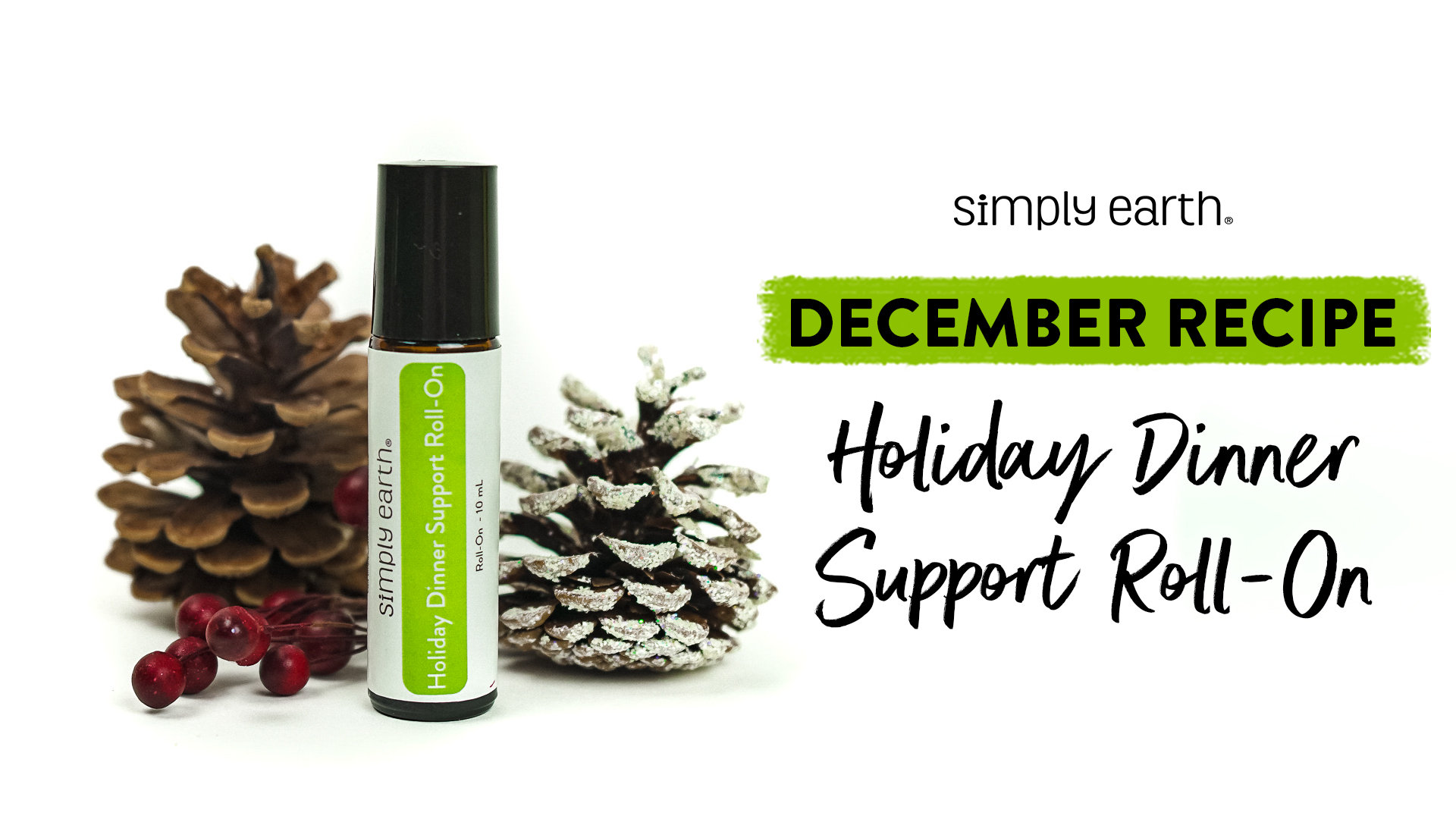 Simply Earth | Make Holiday Dinner Support Roll On Essential Oil Recipe