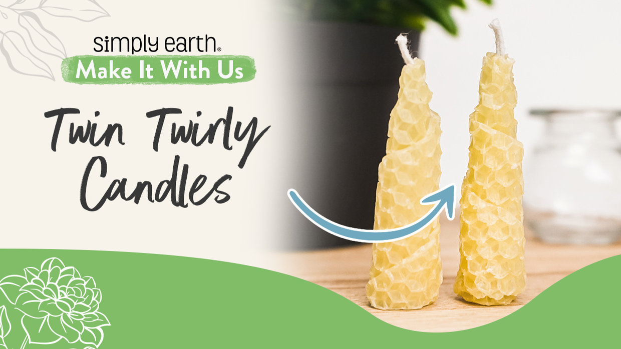 Twin Twirly Candles